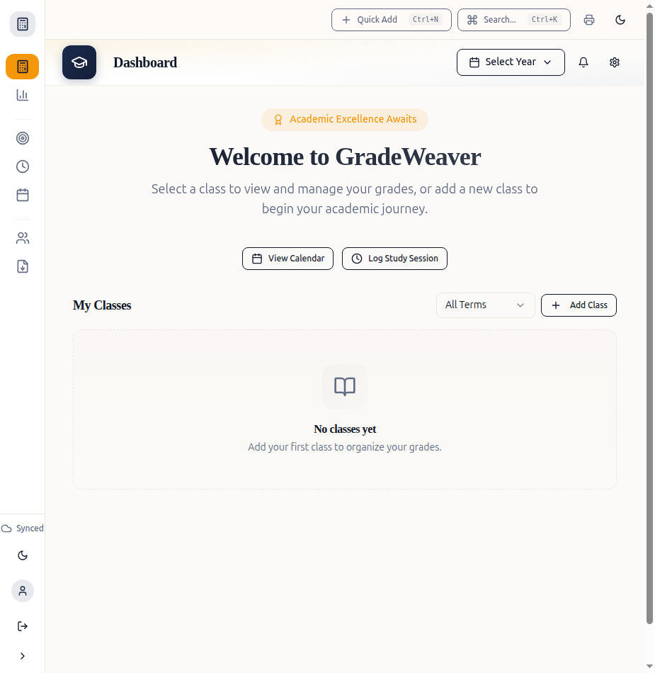 GradeWeaver screenshot